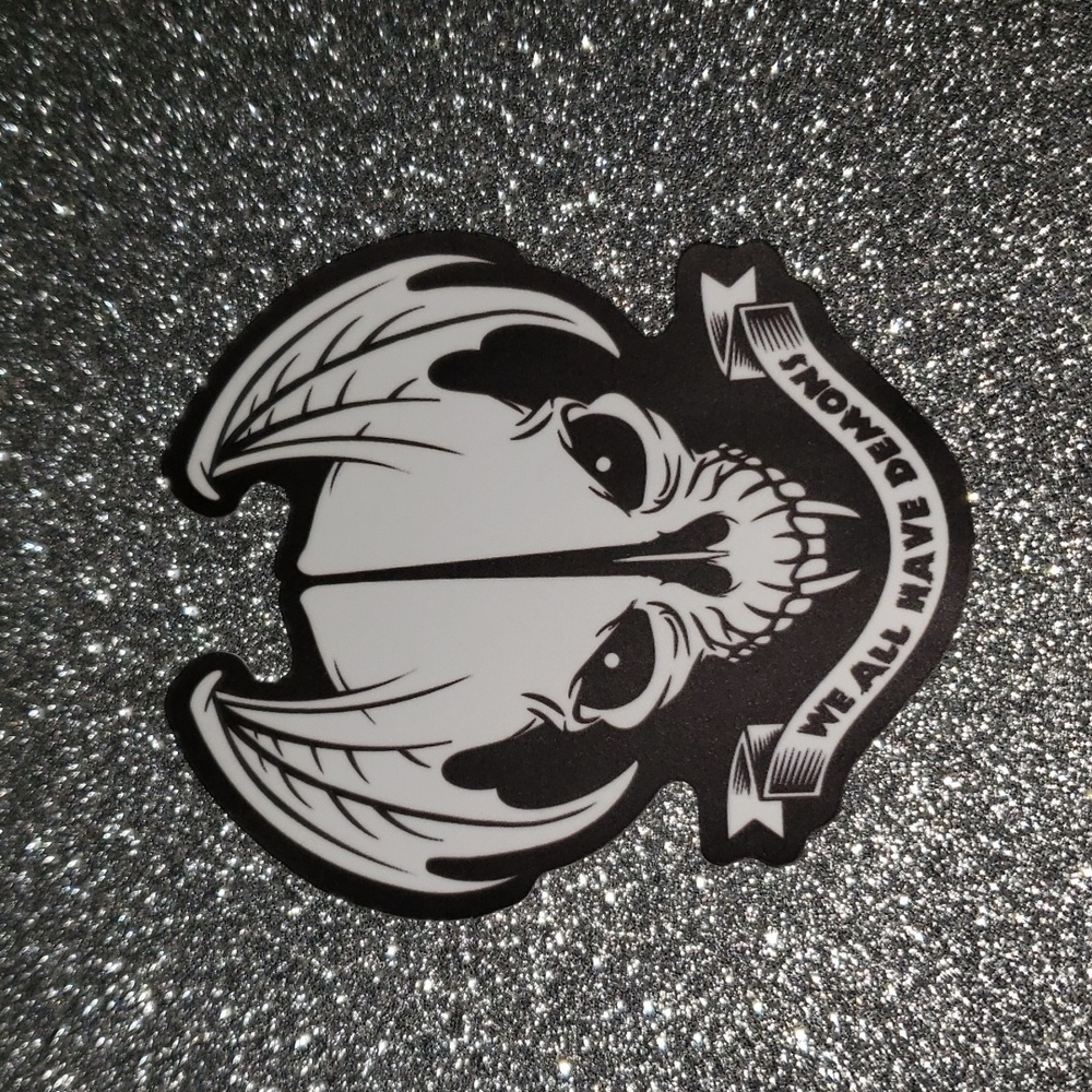 ART Gothic Demon WATERPOOF Sticker